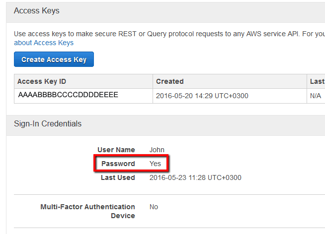 Iam User With Password And Access Keys Trend Micro