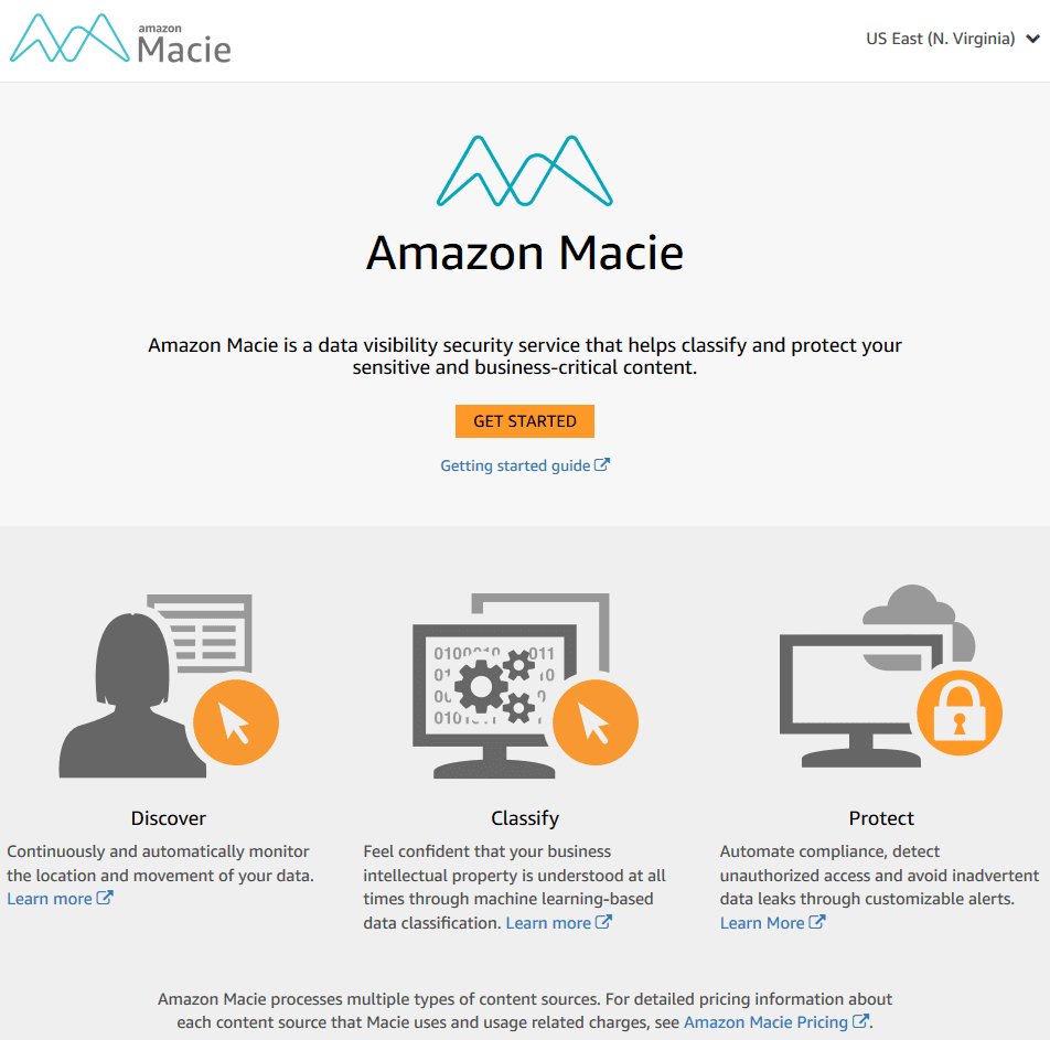 Amazon Macie In Use Trend Micro